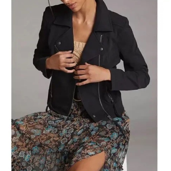 Anthropologie MARRAKECH Biker Style Jacket - Picture 2 of 11